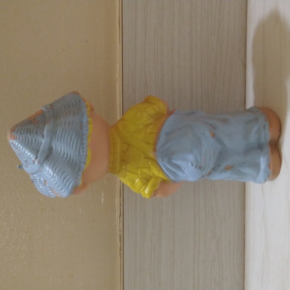 Vintage 1950's Squeaky Toy "Spunky" Little Boy Doll - Picture 2 of 5